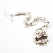 SILVER BRITISH BULLDOG BRACELET