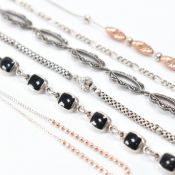 GROUP OF 925 SILVER BRACELETS