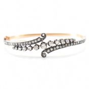 FRENCH BELLE EPOQUE DIAMOND BANGLE