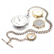 ASSORTMENT OF VINTAGE POCKET & WRIST WATCHES