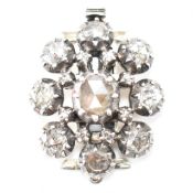 ROSE CUT DIAMOND BRACELET NECKLACE CLASP