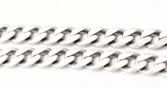 HALLMARKED SILVER CURB LINK CHAIN NECKLACE