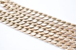 HALLMARKED 9CT GOLD CURB LINK CHAIN