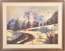 MARIANO ORTUZAR CHILEAN ARTIST WATERCOLOUR