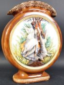 LARGE 19TH CENTURY BELGIUM FLEMISH MOON VASE