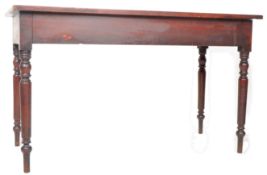 EARLY 19TH CENTURY GEORGE III MAHOGANY WRITING TABLE