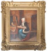 19TH CENTURY OIL ON CANVAS PAINTING