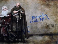 THE HOBBIT - DUAL SIGNED - 8X10 SIGNED AUTOGRAPH - AFTAL