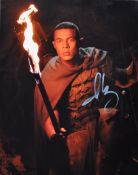 RINGS OF POWER - ISMAEL CRUZ CORDOVA ( ARONDIR ) SIGNED AUTOGRAPH