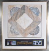 LORD OF THE RINGS - ORIGINAL FLOOR TILE FROM MINAS TIRITH