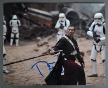 STAR WARS - ROGUE ONE - DONNIE YEN - SIGNED 8X10