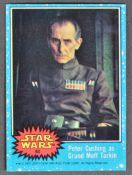 STAR WARS - PETER CUSHING (1913-1994) - AUTOGRAPHED TOPPS - ACOA