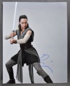 STAR WARS - DAISY RIDLEY - AUTOGRAPHED 8X10