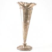 ANTIQUE SILVER HALLMARKED STEM VASE