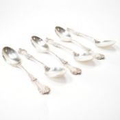 SIX VINTAGE STERLING SILVER TEASPOONS