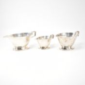 1930S ART DECO SILVER HALLMARKED CREAMER JUG