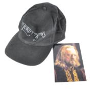COLLECTION OF BERNARD HILL - LOTR - ORIGINAL CREW CAP