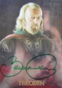 COLLECTION OF BERNARD HILL - LORD OF THE RINGS - TOPPS CARD