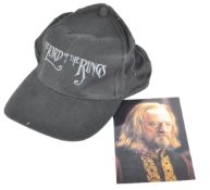 COLLECTION OF BERNARD HILL - LOTR - ORIGINAL CREW CAP