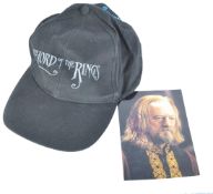 COLLECTION OF BERNARD HILL - LOTR - LIGHTING CREW CAP
