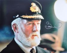 COLLECTION OF BERNARD HILL - TITANIC (1997) - SIGNED PHOTO