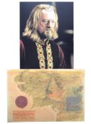 COLLECTION OF BERNARD HILL - LOTR - WRAP PARTY INVITATION