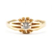 ANTIQUE HALLMARKED 18CT GOLD & DIAMOND RING