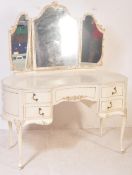 LOUIS XV STYLE PAINTED DRESSING TABLE