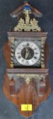 20TH CENTURY DUTCH WALL CLOCK