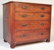 20TH CENTURY MAHOGANY CHEST OF DRAWERS