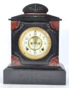 EARLY 20TH CENTURY SLATE MANTEL CLOCK