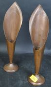 RICHARD MEAD - PAIR OF COPPER VASES