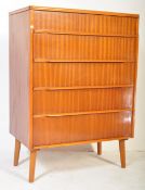MID CENTURY CIRCA 1970S TEAK CHEST OF DRAWERS