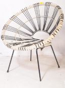 VINTAGE MID CENTURY 1960S WIRE EGG STYLE