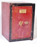 VICTORIAN 19TH CENTURY CAST IRON METAL SAFE