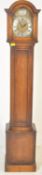 1920S SOLID OAK TEMPUS FUGIT GRANDMOTHER CLOCK