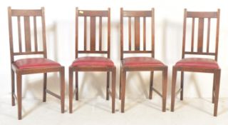 MANNER OF LIBERTY OF LONDON - ARTS & CRAFTS DINING CHAIRS