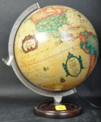 RETRO VINTAGE DESK TOP GLOBE LAMP