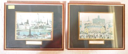 LAURENCE STEPHEN LOWRY - A PAIR OF PRINTS