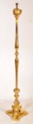 VINTAGE 20TH CENTURY BRASS STANDARD LAMP