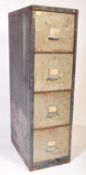 RETRO MID CENTURY METAL UPRIGHT FILING CABINET