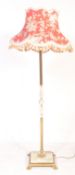 HOLLYWOOD REGENCY GILT BRASS AND ONYX LAMP