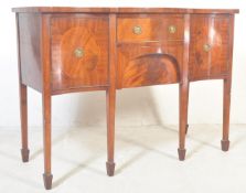 REGENCY REVIVAL FLAME MAHOGANY SIDEBOARD CREDENZA