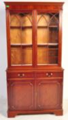 20TH CENTURY REGENCY REVIVAL MAHOGANY BOOKCASE