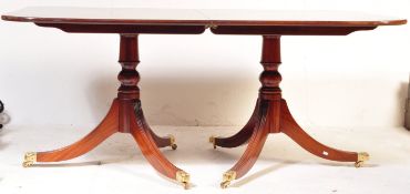 20TH CENTURY REGENCY REVIVAL DINING TABLE