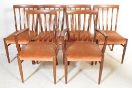 SIX TEAK DINING CHAIRS - MID 20TH CENTURY