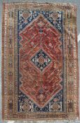 EARLY 20TH CENTURY PERSIAN ISLAMIC QASHQAI FLOOR RUG