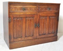 20TH CENTURY JACOBEAN REVIVAL OAK SIDEBOARD