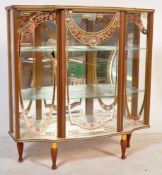 RETRO MIRROR BACK CHINA DISPLAY CABINET