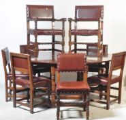 BRIGHTS OF NETTLEBED 18TH CENTURY STYLE TABLE & CHAIRS